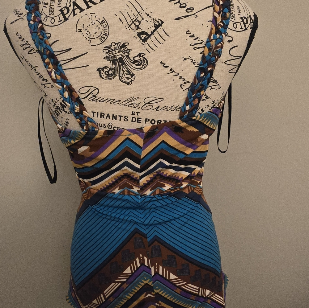 Sky clothing braided tank S - Picture 2 of 6